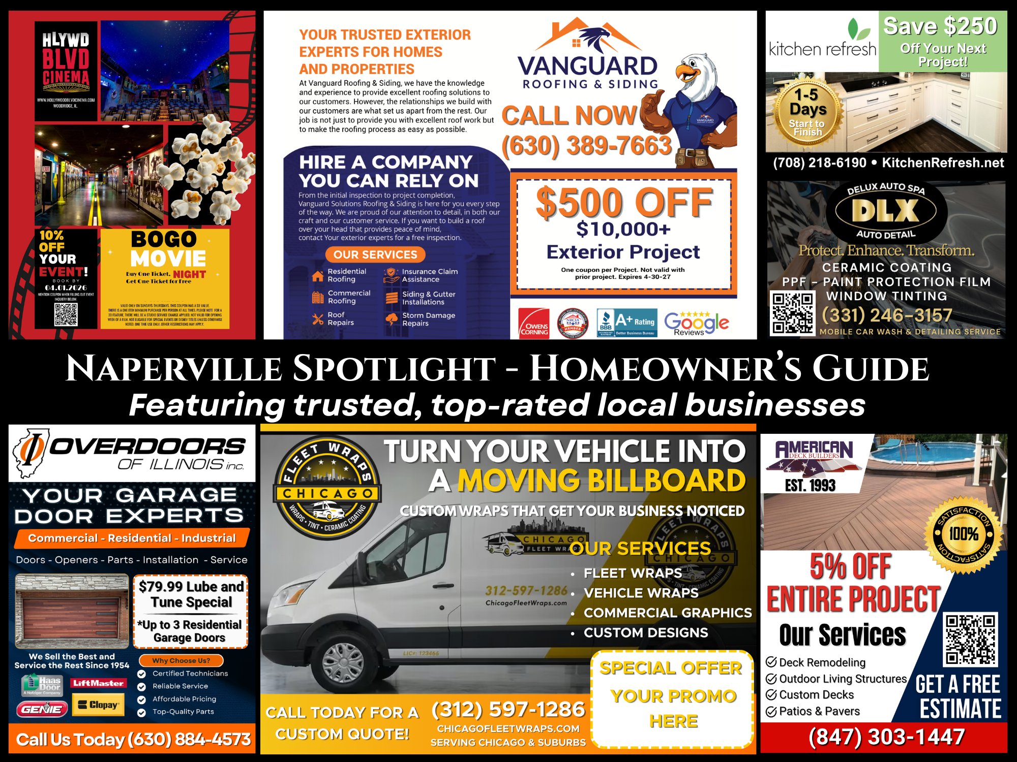 Naperville Spotlight mailer — Homeowner's Guide
